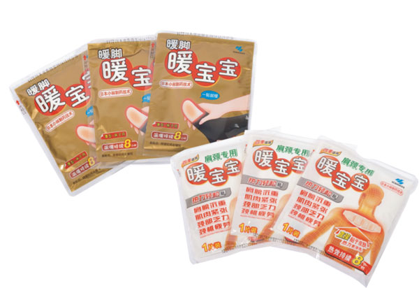 HY-330A全自動(dòng)暖寶寶(暖腳貼)包裝機樣品