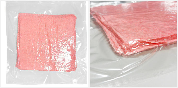 HY單推毛巾真空套袋機樣品